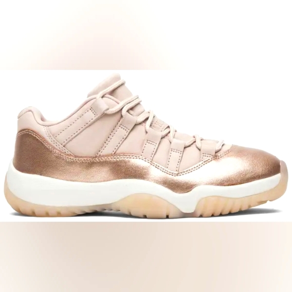Nike Air Jordan 6 Retro Gold Hoops Women's 8.5 Rose Gold Basketball Shoes new - Picture 1 of 16
